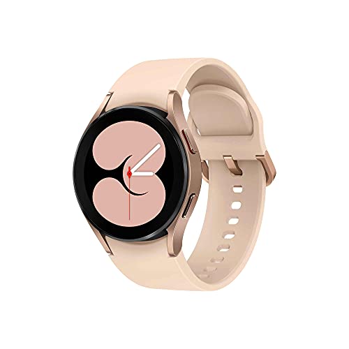 Samsung Galaxy Watch4 BT Montre Intelligente Ronde Bluetooth Wear OS, Lunette rotative Nue Montre Fitness Tracker Fitness 40 mm Or Rose